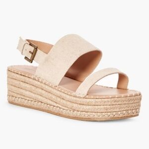 NWOT Sightseeing Espadrille Wedge 9.5